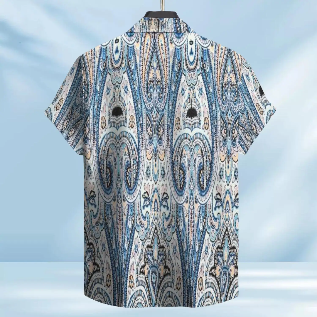Hawaiian Button Down Shirt Short Sleeves