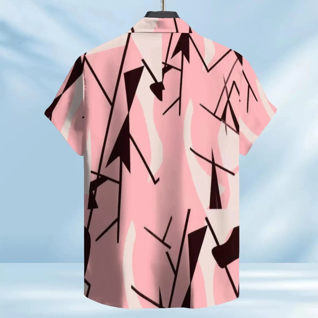 Hawaiian Button Down Shirt Short Sleeves