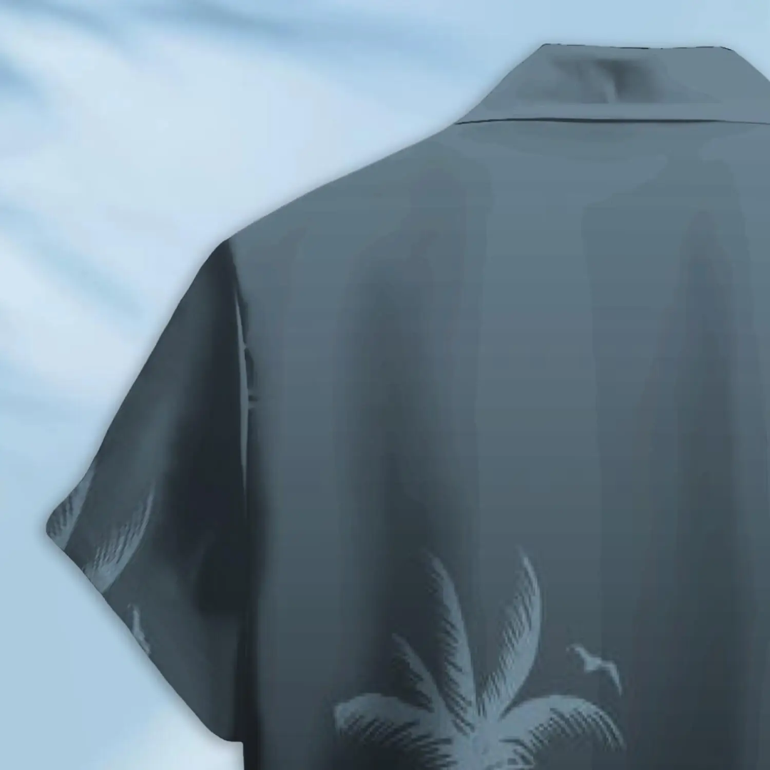 Hawaiian Button Down Shirt Short Sleeves