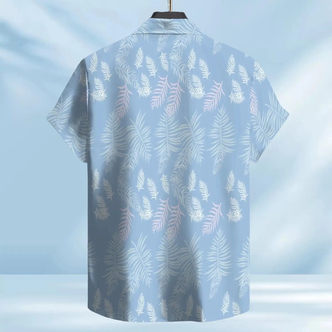 Hawaiian Button Down Shirt Short Sleeves