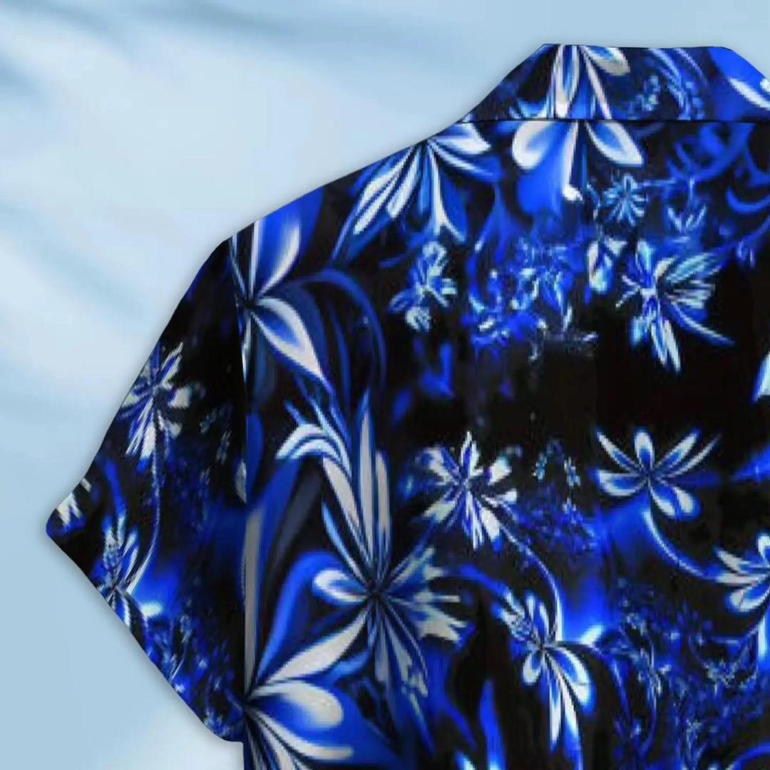 Hawaiian Button Down Shirt Short Sleeves