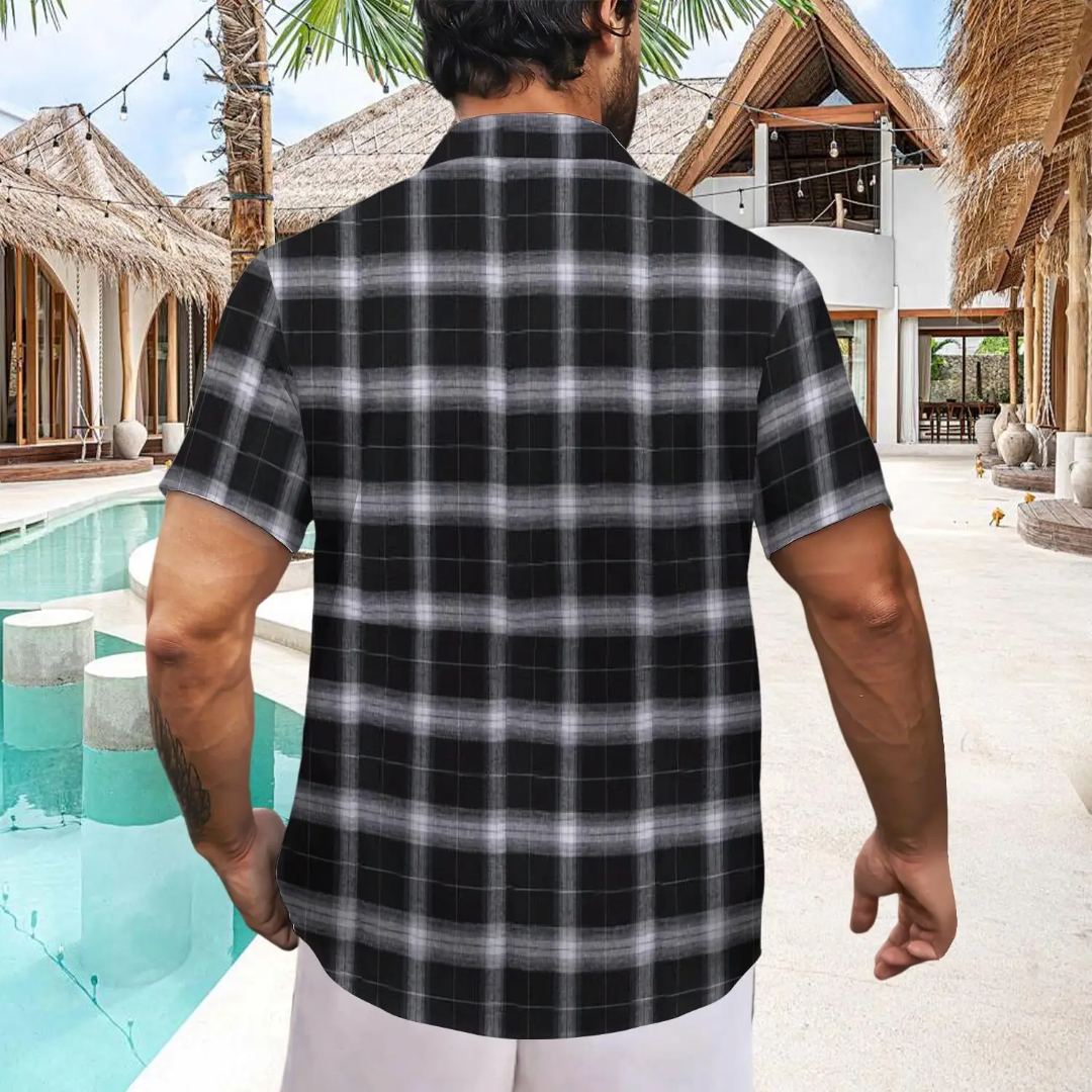 Hawaiian Button Down Shirt Short Sleeves