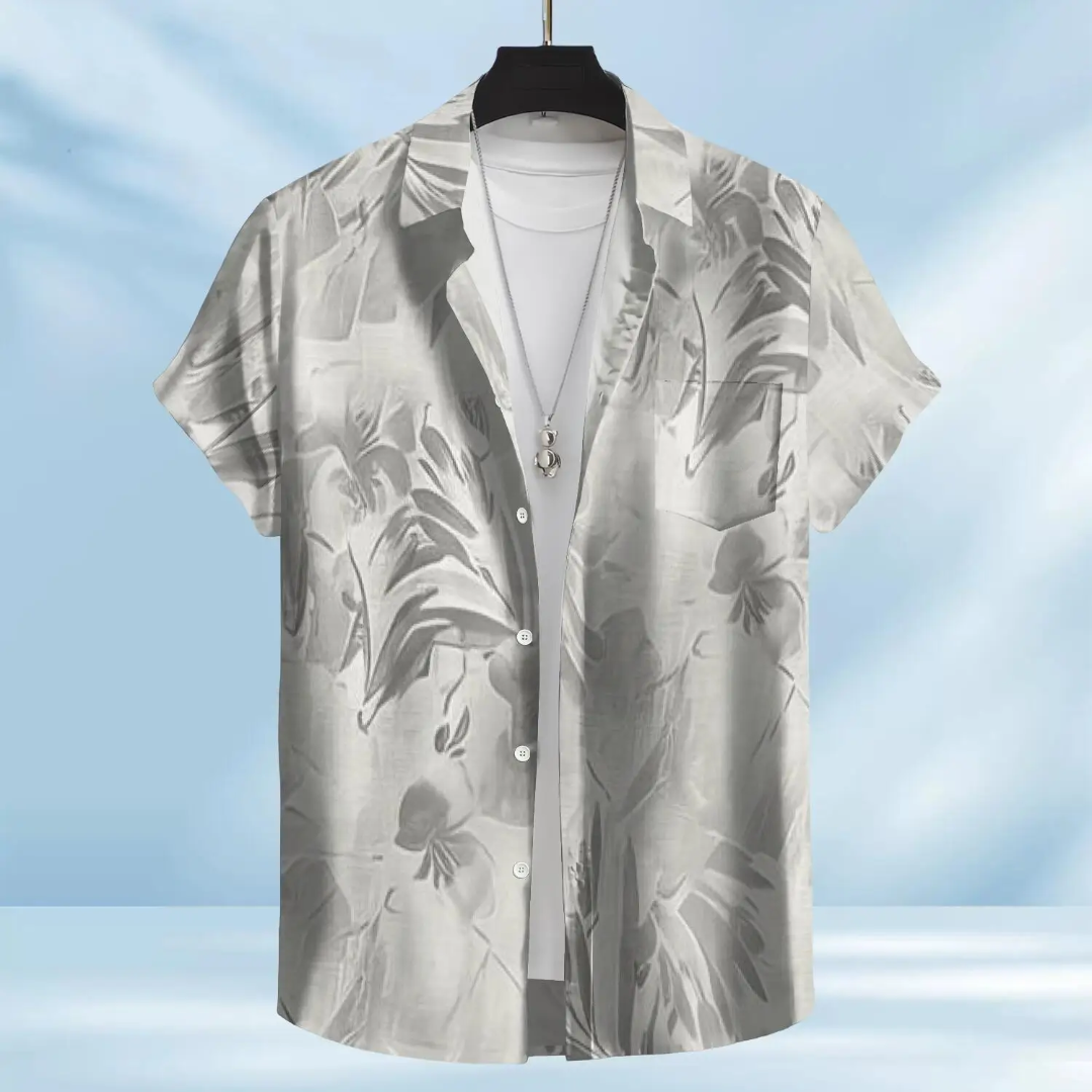 Hawaiian Button Down Shirt Short Sleeves