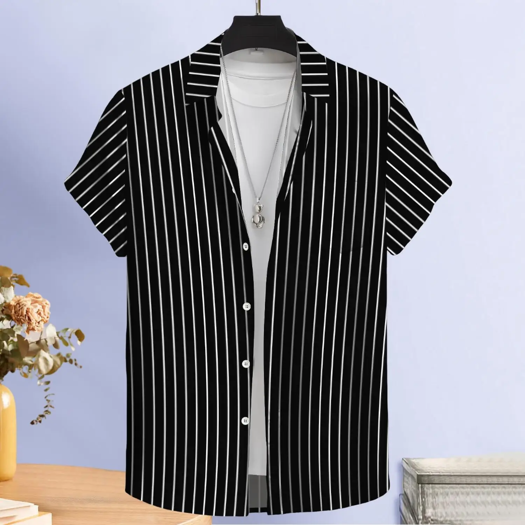 Hawaiian Button Down Shirt Short Sleeves