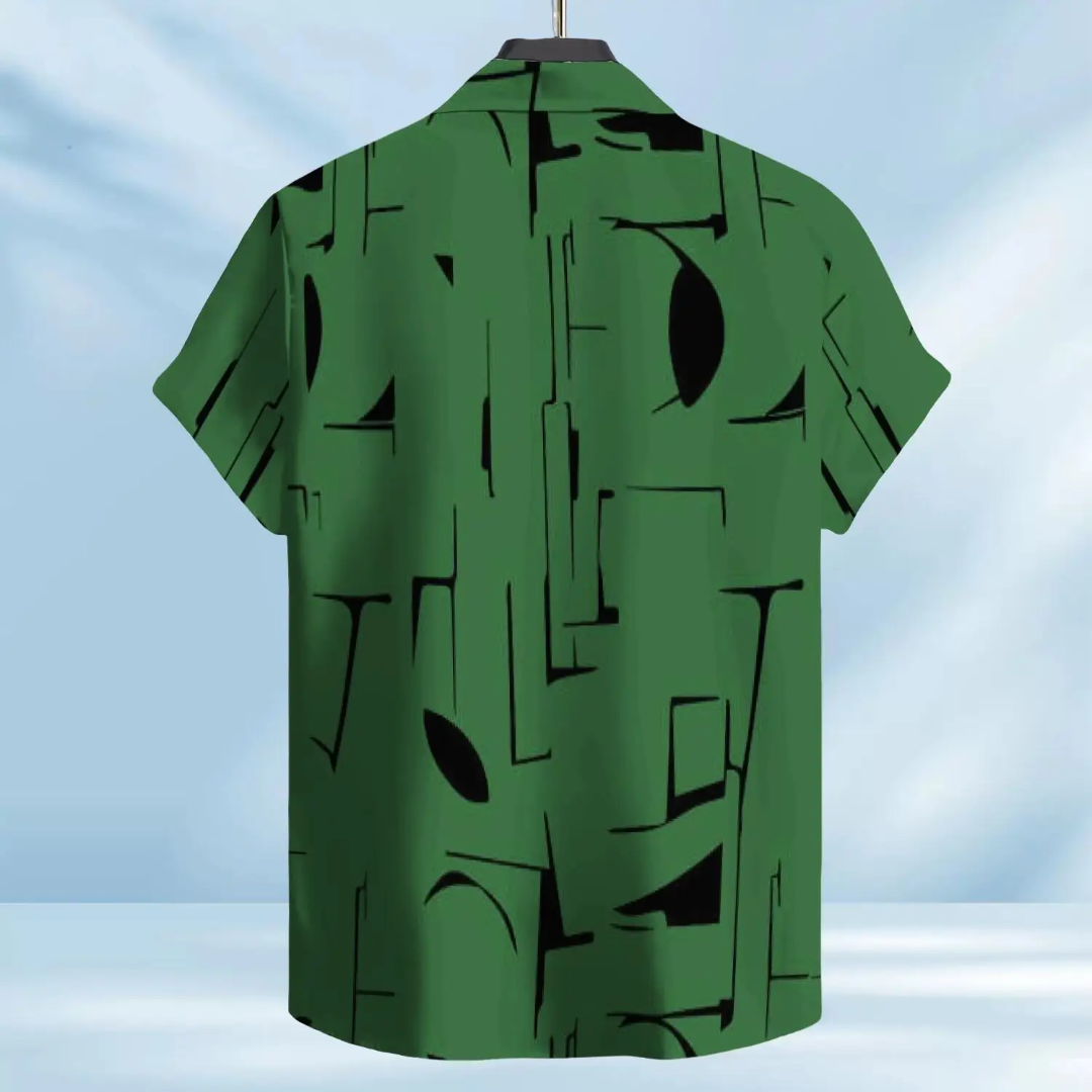Hawaiian Button Down Shirt Short Sleeves