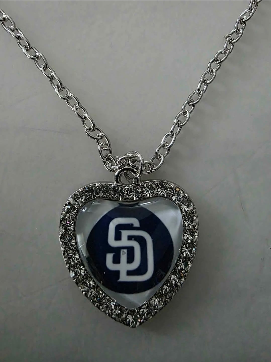San Diego Padres Necklace with Logo Pendant