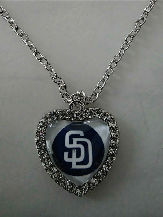 San Diego Padres Necklace with Logo Pendant