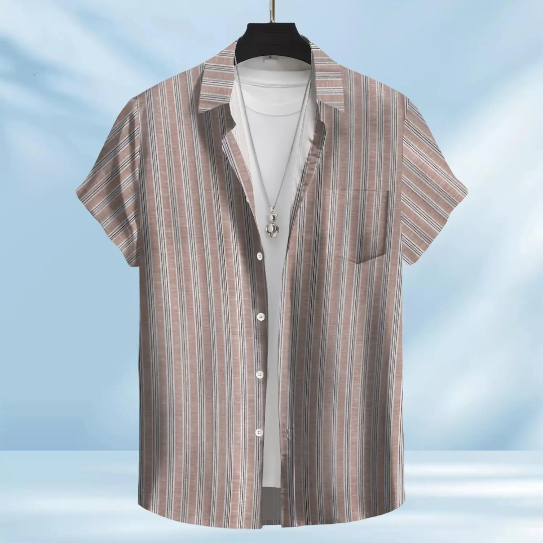 Hawaiian Button Down Shirt Short Sleeves