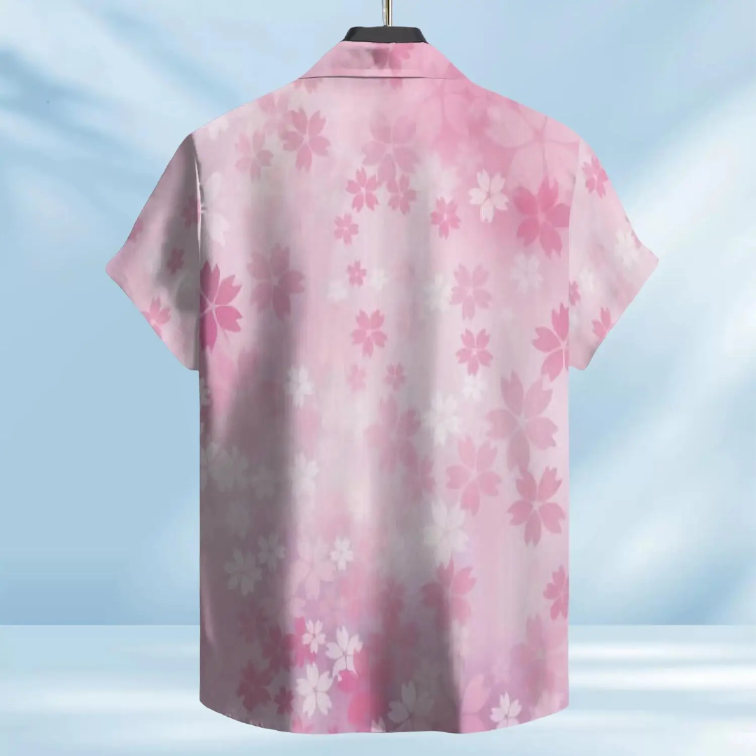 Hawaiian Button Down Shirt Short Sleeves