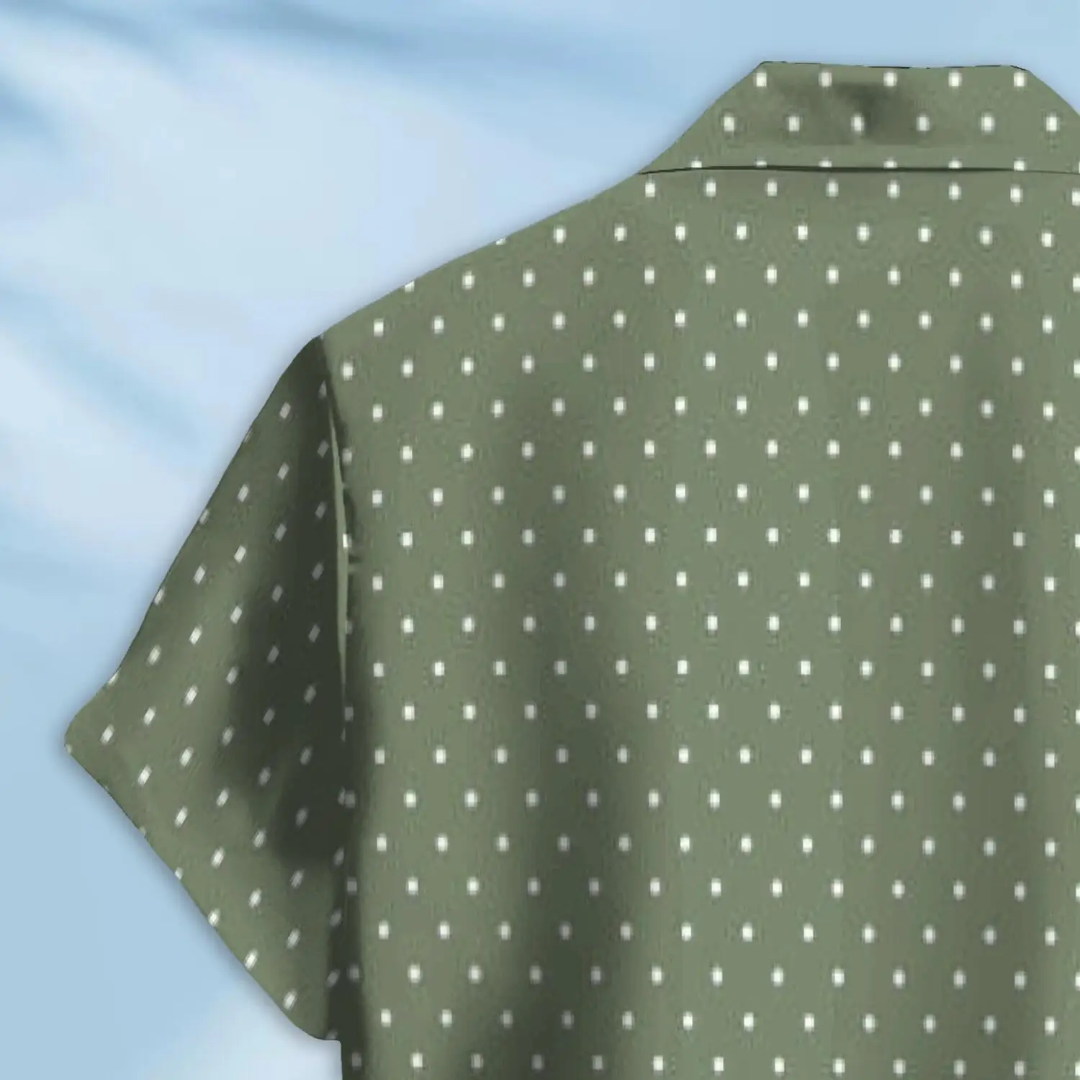 Hawaiian Button Down Shirt Short Sleeves