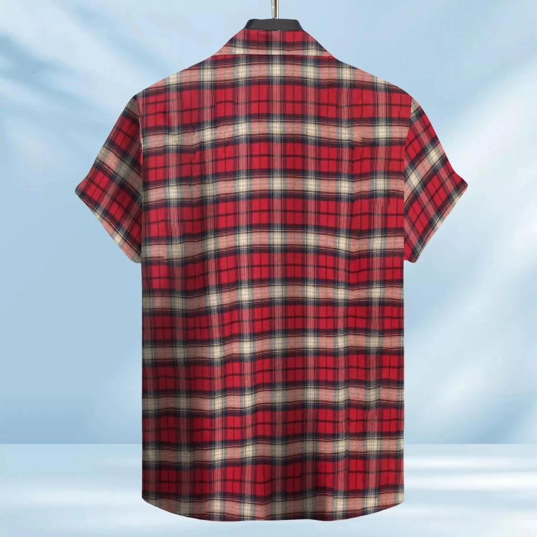 Hawaiian Button Down Shirt Short Sleeves