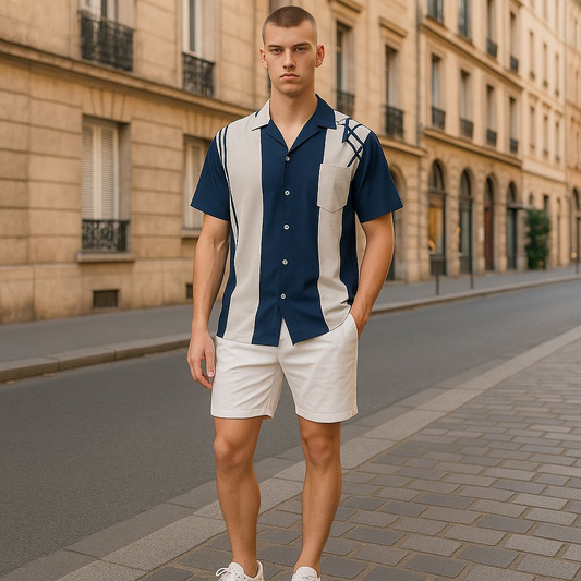 Hawaiian Button Down Shirt Short Sleeves