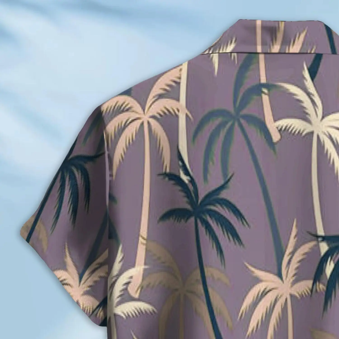 Hawaiian Button Down Shirt Short Sleeves