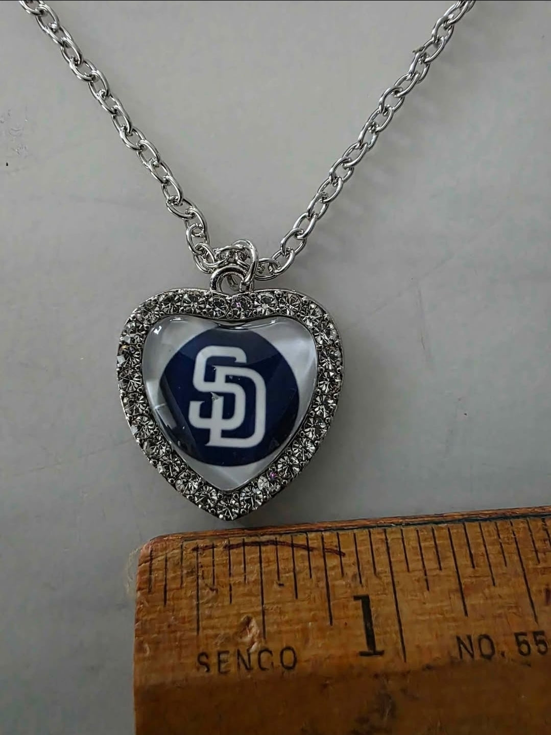 San Diego Padres Necklace with Logo Pendant